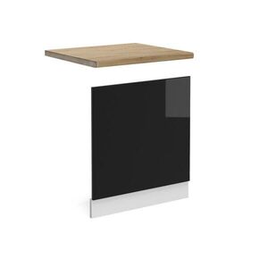 Vicco PREDNÝ PANEL R-Line Čierny vysoký lesk 60 cm , AP Oak vyobraziť