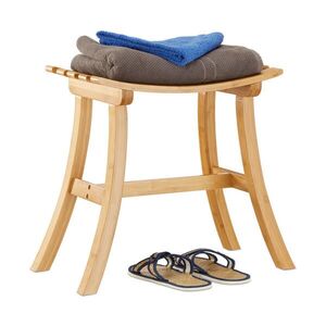 Relaxdays TABURET Prírodná bambus ohýbaný 48 cm vyobraziť