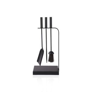 Relaxdays KRBOVÉNÁRADIE Čierne 4-dielne kov 49, 5 cm vyobraziť