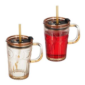 Relaxdays POHÁRE svetlohnedá 2-kusový-set 450 ml vyobraziť