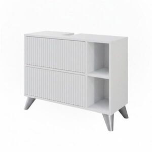 Vicco SKRINKA pod umývadlo Leano biely 80 x 62 cm s 2 zásuvkami vyobraziť