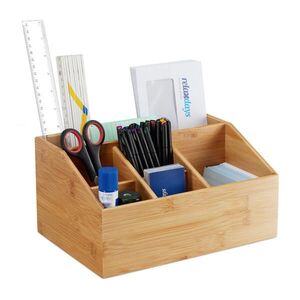 Relaxdays ORGANIZÉR Prírodný bambus 6 priehradiek 28 cm vyobraziť