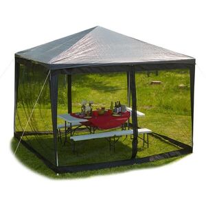 Relaxdays MOSKYTIÉRA Čierna 2-dielna-sada pre altánok 3x3 m vyobraziť