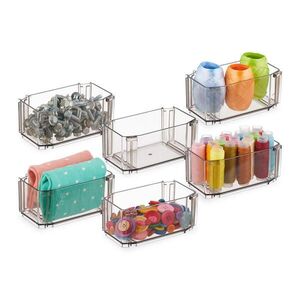 Relaxdays ORGANIZÉR hnedý 6-dielny-set do zásuvky plast vyobraziť
