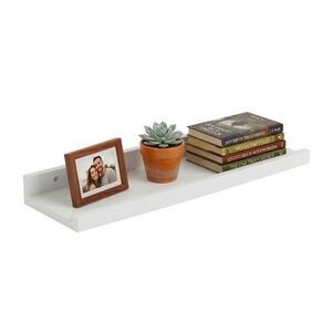 Relaxdays POLICA biela orechové drevo 50 cm vyobraziť