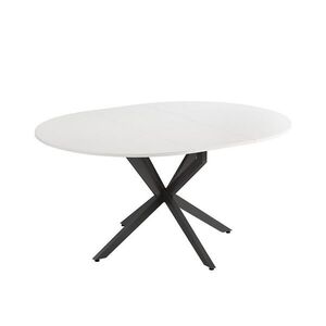Vicco JEDÁLENSKÝ STÔL Loyd, biely/čierna, 120 x 76.5 cm Rozšíriteľný vyobraziť