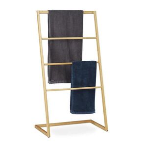 Relaxdays STOJAN Prírodná bambus voľne stojaci 4-priečkový 110 cm vyobraziť