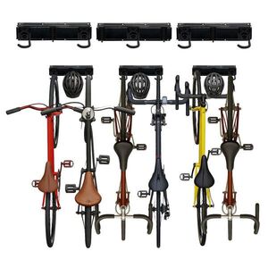 Relaxdays DRŽIAK NA BICYKEL Čierny nástenná lišta 40, 5 cm pre 6 bicyklov vyobraziť