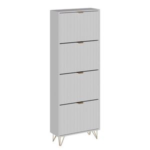 Vicco SKRIŇA NA TOPÁNKY Helge biely 60 x 166.7 cm 4 priehradky vyobraziť