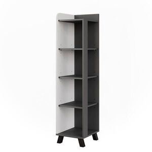 Vicco KÚPEĽŇOVÝ NÁBYTOK Karen Antracit/biela 30 x 128 cm s priehradkami vyobraziť