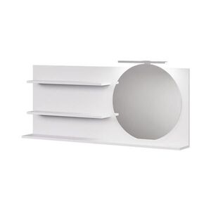 Vicco ZRKADLOVÁ POLICA Avena biely 120 x 50 cm s 3 otvorenými priehradkami vyobraziť
