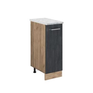 Vicco LEKÁRENSKÁ SKRINKA R-Line Čierny betón 30 cm AP mramor vyobraziť