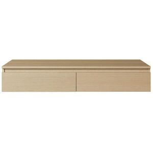 Selsey ZÁVESNÝ písací / toaletný stolík Bemmi, dekor dub Lindberg, 120 cm vyobraziť