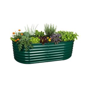 Relaxdays VYVÝŠENÝ ZÁHON Zelený pozinkovaný kov 200 cm vyobraziť
