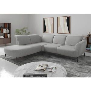Sit & More ROHOVÁ SEDAČKA, textil, svetlosivá vyobraziť