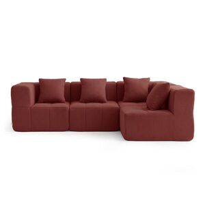 MILYsofa ROHOVÁ sedačka bouclé tkanina terakotovo červená vyobraziť