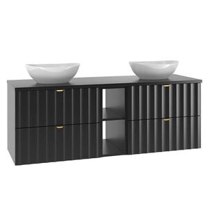 Petits-meubles DVOJITÉ UMÝVADLO 140.6cm Lexa Čierna vyobraziť