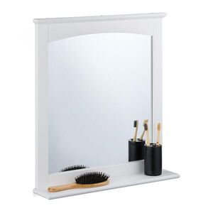Relaxdays ZRKADLO Biele s poličkou MDF 60x55 cm vyobraziť