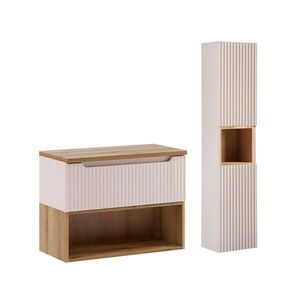 Petits-meubles KÚPEĽŇOVÝ NÁBYTOK 80.4cm Riva 2-dielna súprava Kašmír vyobraziť