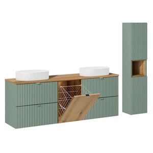 Petits-meubles KÚPEĽŇOVÝ NÁBYTOK 160.4cm Jade 2-dielna súprava Zelená vyobraziť