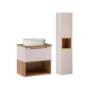 Petits-meubles KÚPEĽŇOVÝ NÁBYTOK 60.4cm Riva 2-dielna súprava Kašmír vyobraziť