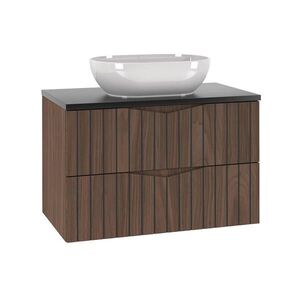 Petits-meubles UMÝVADLO 80.6cm Siena Drevo a čierna farba vyobraziť
