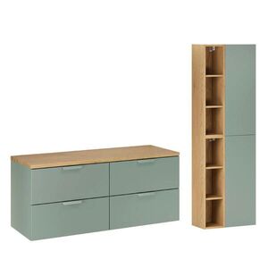 Petits-meubles KÚPEĽŇOVÝ NÁBYTOK 120.6cm Oria 2-dielna súprava Zelená vyobraziť