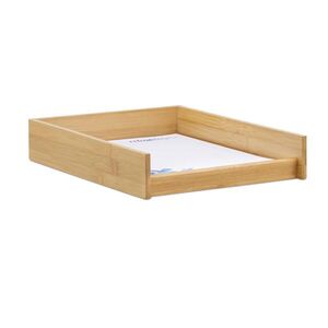 Relaxdays ODKLADAČ Prírodná bambus MDF A4 vyobraziť