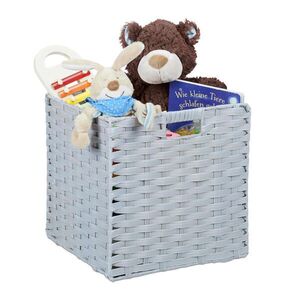 Relaxdays KÔŠ Sivý skladací plast vyobraziť
