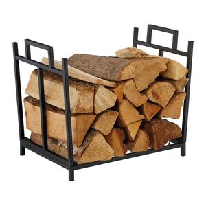 Relaxdays STOJAN Čierny skladací kovový 41 cm vyobraziť