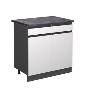 Vicco KUCHYNSKÁ SPODNÁ SKRINKA R-Line biely 80 cm , AP Antracit vyobraziť