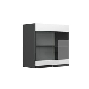Vicco KUCHYNSKÁ SKLENENÁ SKRINKA R-Line biely 60 cm tvar J vyobraziť