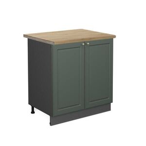 Vicco SPODNÁ SKRINKA POD DREZ Fame-Line Zelený a zlatý vidiecky dom 80 cm , AP Oak vyobraziť