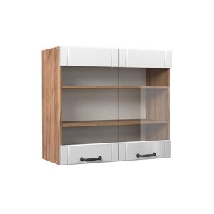 Vicco KUCHYNSKÁ SKLENENÁ SKRINKA Fame-Line Biely vidiecky dom 80 cm vyobraziť