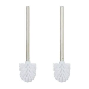 Relaxdays KEFA Biela Strieborná na WC 2-dielna-sada vyobraziť