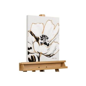 KUNSTLOFT RUČNE MAĽOVANÝ AKRYLOVÝ OBRAZ 40/50 cm, biely, prírodný a botanický motív vyobraziť