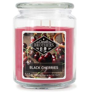 VOŇAVÁ SVIEČKA Viacfarebná Black Cherries sklo 100 h vyobraziť