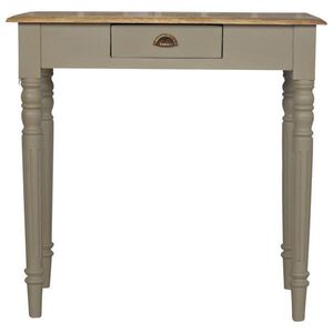 Artisan Furniture PÍSACÍ stôl Finesse, 1 zásuvka, sivý a béžový vyobraziť