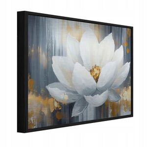 Wallarena ZARÁMOVANÉ obrazy kvetov a ľalií biele 150x100 cm vyobraziť