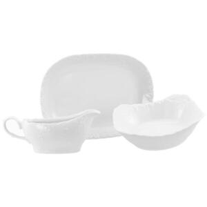 Creatable SERVÍROVACIA SADA Rokoko weiss 3-dielne vyobraziť