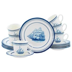 Creatable KÁVOVÝ SERVIS Segelschiff blau 18-dielne vyobraziť