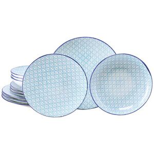 Creatable JEDÁLENSKÝ SERVIS Mediterran Blau 12-dielne vyobraziť