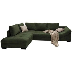 P & B ROHOVÁ SEDAČKA, textil, tmavozelená vyobraziť
