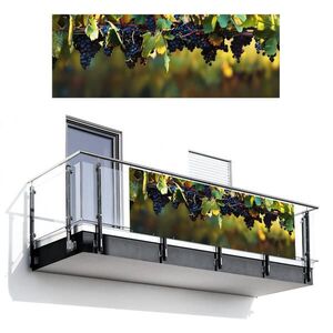MuchoWow BALKÓNOVÁ ZÁSTENA Hrozno - Víno - Príroda - Zelená 300x110 cm vyobraziť