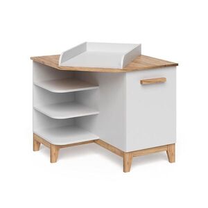 VitaliSpa PREBAĽOVACÍ PULT Malia Biely/remeselník 85 x 85.2 cm s dverami vyobraziť