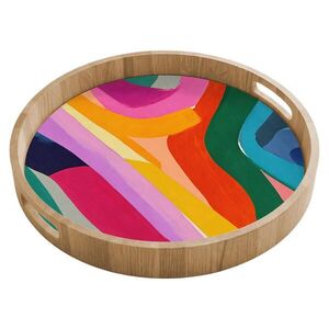OnlyWow PODNOS Abstraktné - farebné - vlny - línie 40x40 cm vyobraziť