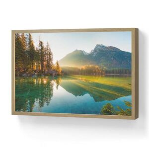 OnlyWow NÁSTENNÉ SVIETIDLO Jazero - Les - Hory - Príroda - Slnko - Krajina 60x40 cm vyobraziť