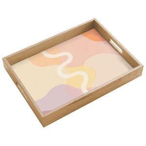 OnlyWow PODNOS Vlnité tvary - abstraktné - pastelové 40x30 cm vyobraziť