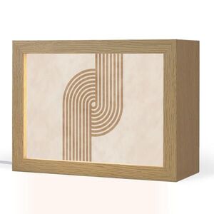 OnlyWow STOLNÁ LAMPA Symetrický ohyb - medenej farby 20x15 cm vyobraziť