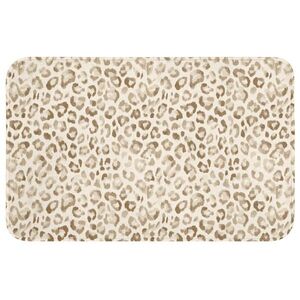 OnlyWow KÚPEĽŇOVÁ PREDLOŽKA Leopard - Classic - Béžová 80x50 cm vyobraziť